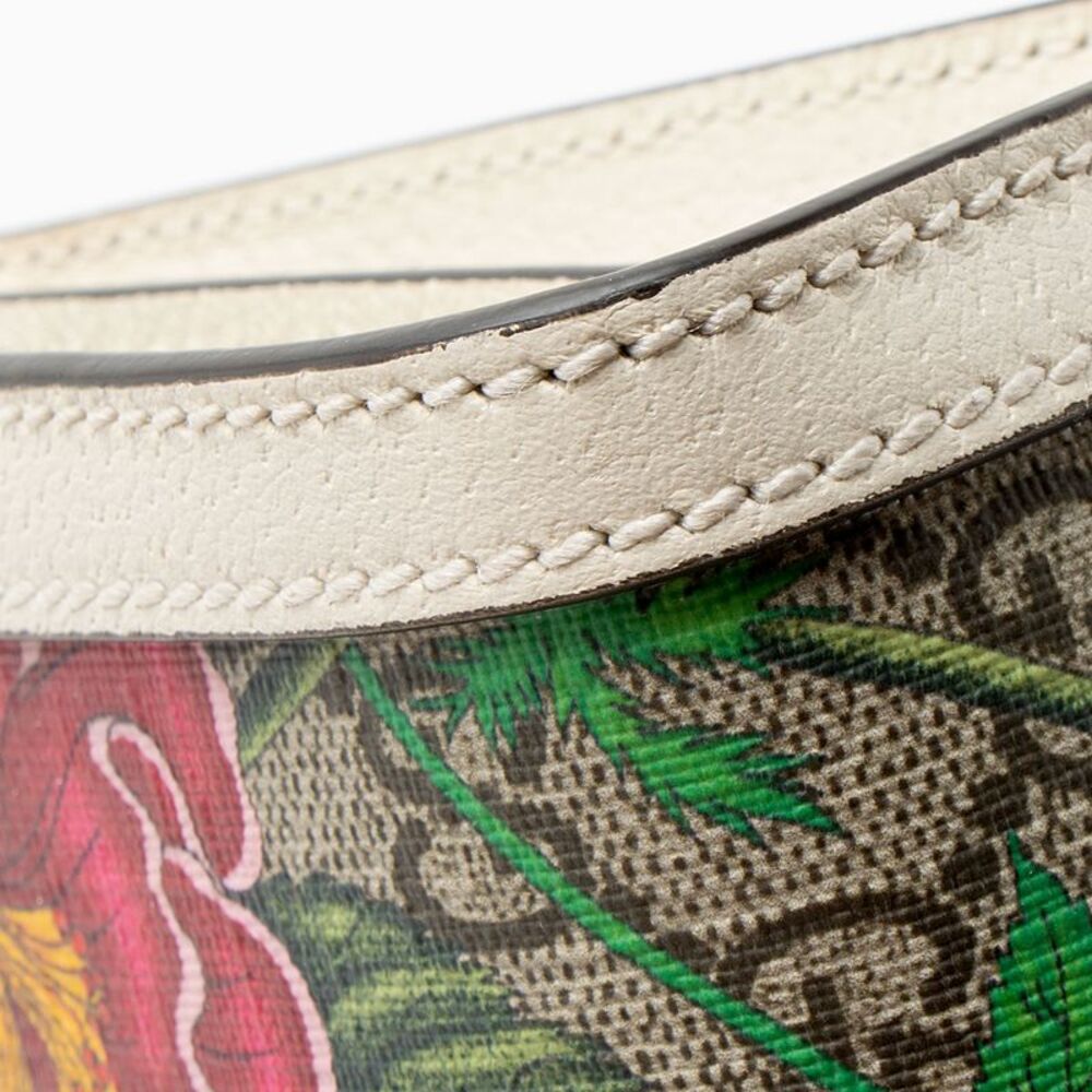Gucci GG Supreme Flora Ophidia Medium Chain Shoulder Bag - Picture 11 of 13